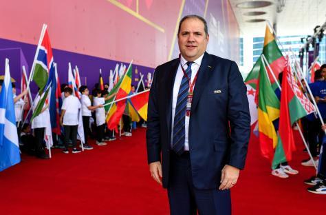 Victor Montagliani, FIFA Vice-President and CONCACAF President, at the 72nd FIFA Congress.