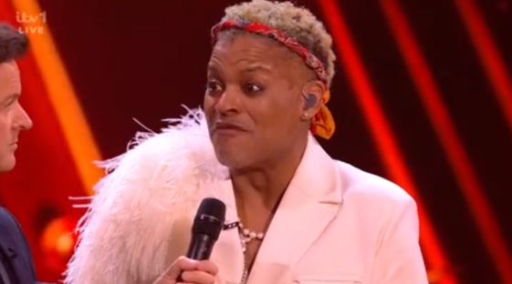 CJ Emmons, Britain's Got Talent star, being interviewed.