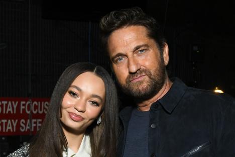 Nepo-baby with Emmy-winning mom and Hollywood director dad poses with Gerard Butler – can you guess her famous parents?