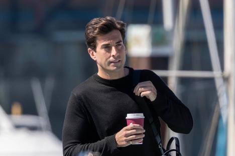 Shamed Towie star James Argent pictured back in UK after dodging jail for attacking his ex in Spain
