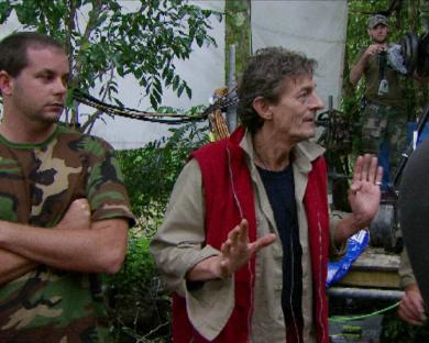 Nigel Havers on the set of I'm a Celebrity...Get Me Out of Here!