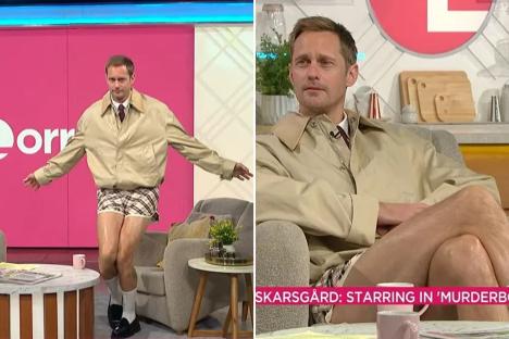 Lorraine viewers shocked as Hollywood superstar ‘forgets his trousers’ and appears in tiny hotpants