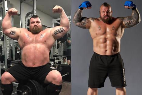 Secrets to Eddie Hall’s stunning body transformation including carnivore diet as he sheds SEVEN STONE for MMA debut