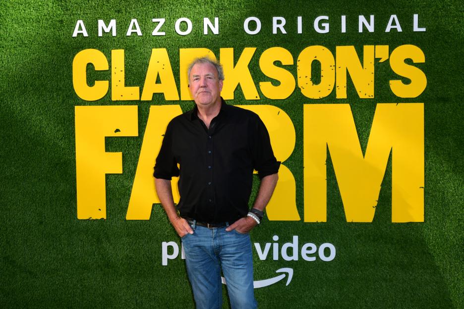 Jeremy Clarkson at the Clarkson's Farm premiere.