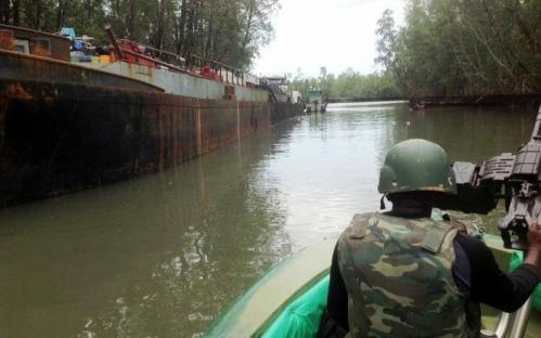 Navy uncovers, deactivates illegal bunkering sites in Delta community