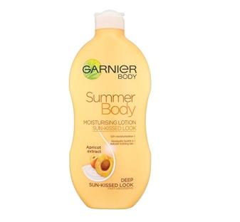 Garnier Summer Body Hydrating Gradual Tan Moisturiser bottle.