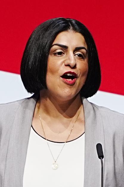 Home Secretary Shabana Mahmood speaking at the Labour Party Conference.