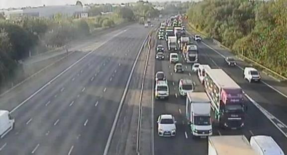 M6 and M65 SHUT due to crashes with huge oil spill sparking rush-hour delays for 1,000s as emergency crews scrambled