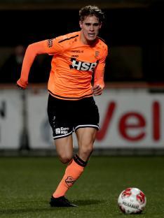 Micky van de Ven of FC Volendam playing soccer.