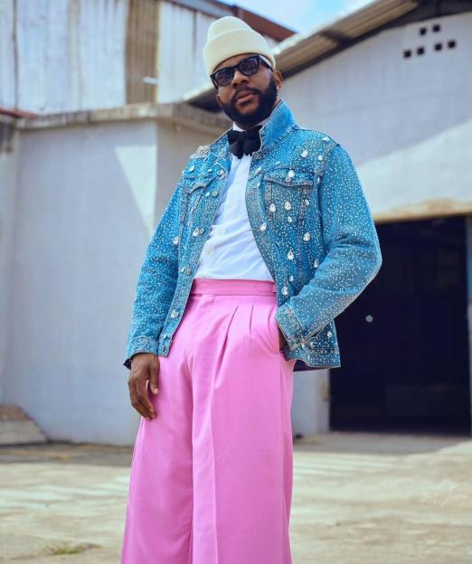 Ebuka Obi-Uchendu Opens Big Brother Naija Season 10 in Crystals & Pink Wide-Leg Trousers
