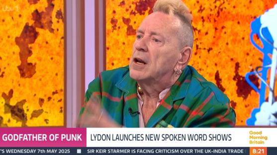 John Lydon on Good Morning Britain.