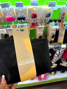 Superdrug packing cube, £5.