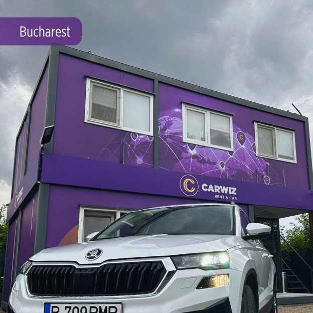 Carwiz Rent a Car office in Bucharest.