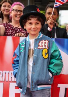Teddy Magic at the Britain's Got Talent red carpet.