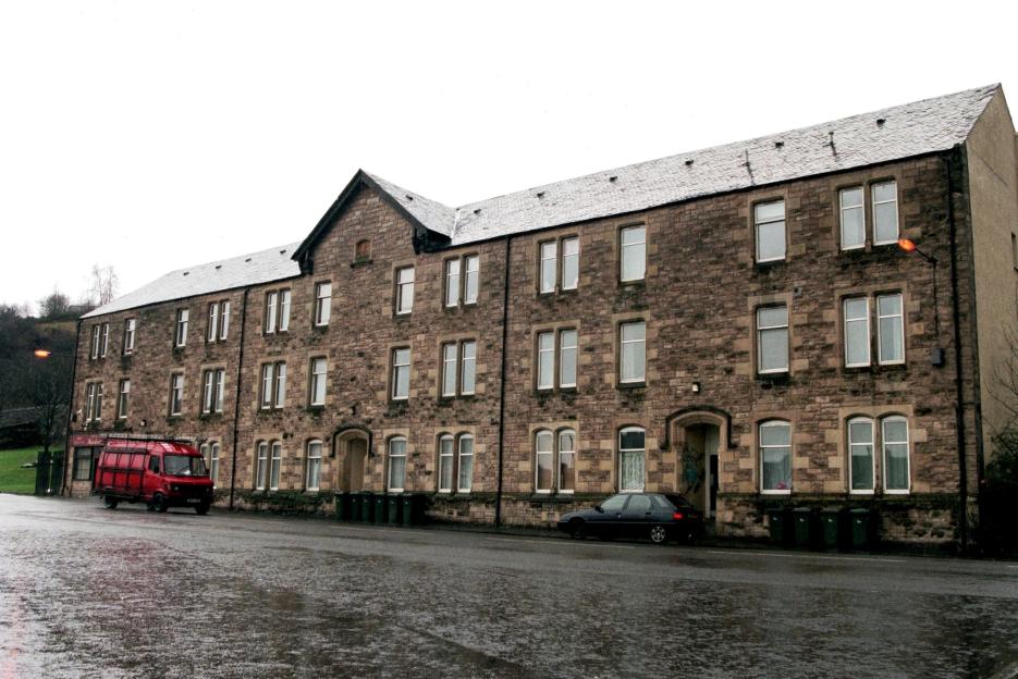 Stone apartment building in Stirling.