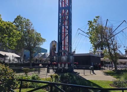 Launchpad ride at Blackpool Pleasure Beach.