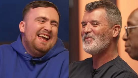 ‘As a player yeah but…’ – Luke Littler forces Roy Keane to agree on Bruno Fernandes but Man Utd legend still makes dig