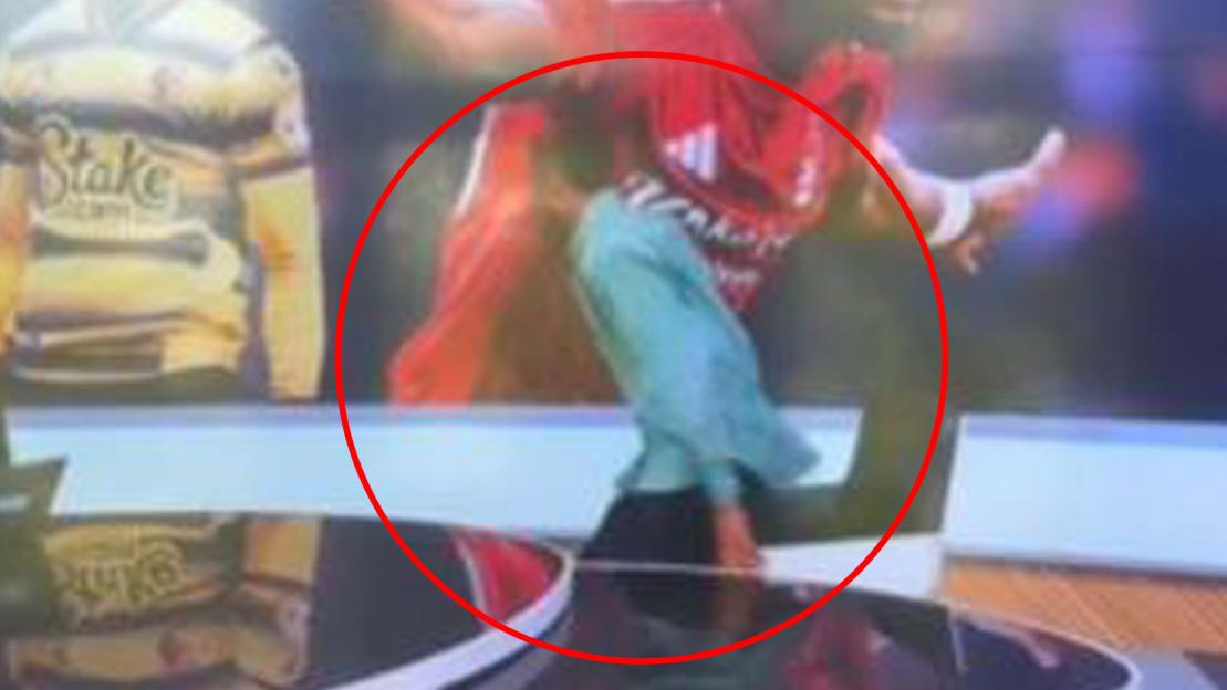 ‘Oh he’s gone’ – Awkward moment released Premier League star abruptly walks out of Sky Sports interview