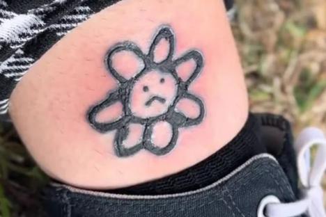 I got a cute flower tattoo but people say it looks so ‘horribly done & blown out’ they tell me to ‘amputate my leg’