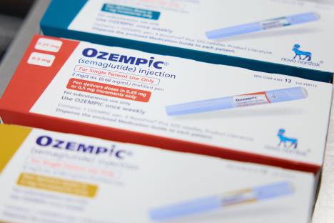 Ozempic injection boxes.