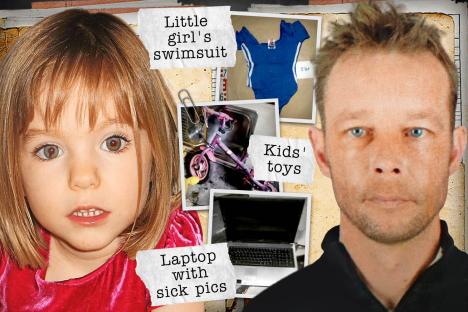 Hard drive of sick images, stash of kids’ swimsuits, masks and guns, 8 pieces of disturbing evidence against Christian B