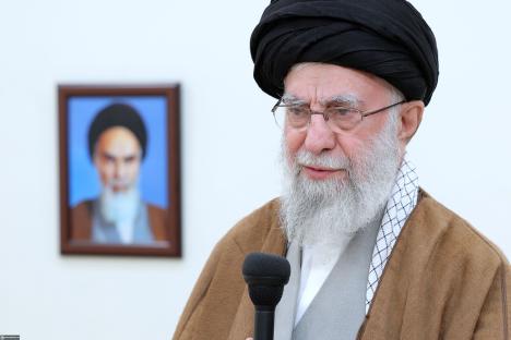 Mandatory Credit: Photo by Iranian Supreme Leader'S Office/ZUMA Press Wire/REX/Shutterstock (15226219e) Iranian Supreme Leader Ayatollah ALI KHAMENEI delivers a message on the eve of the International Quds Day. Khamenei said the importance of the 2025 Quds Day rally, praising the Iranian nation's 40-year commitment to supporting Palestine and expressing hope that this year's rally will be one of the most glorious despite adversaries' propaganda. Iranian Leader Khamenei: Glorious Quds Day Ahead, Tehran, Iran - 27 Mar 2025