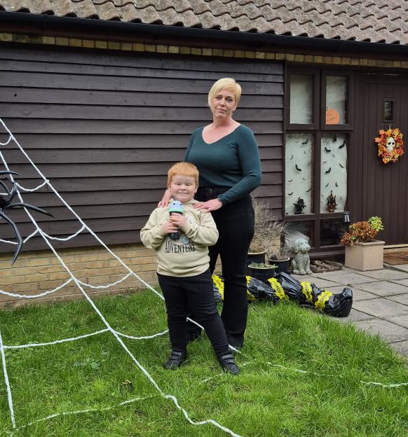 A mother horrified to discover a pamphlet inside her son’s Lidl Halloween cup