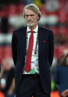Sir Jim Ratcliffe at the UEFA Europa League Final 2025.