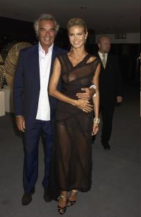 Heidi Klum and Flavio Briatore at the GQ Magazine Awards.