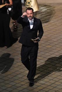 Danny Dyer leaving the BAFTA TV Awards 2025.
