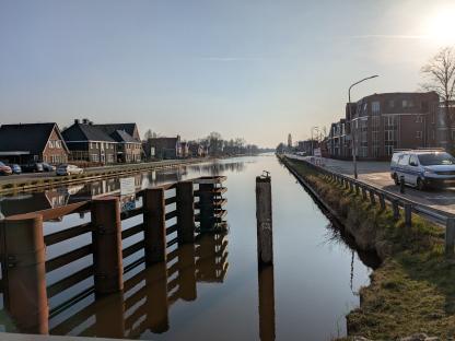 Canal in Bergentheim, Netherlands.
