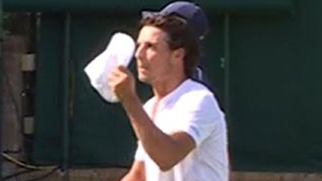 BBC commentator forced to explain little-known rule that saw Wimbledon star launch racquet in blazing row with umpire