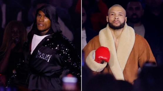 Chris Eubank Jr and Conor Benn in classy nods to their iconic dads during ringwalks for huge grudge fight