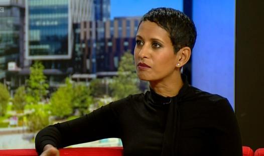 Naga Munchetty on BBC Breakfast.