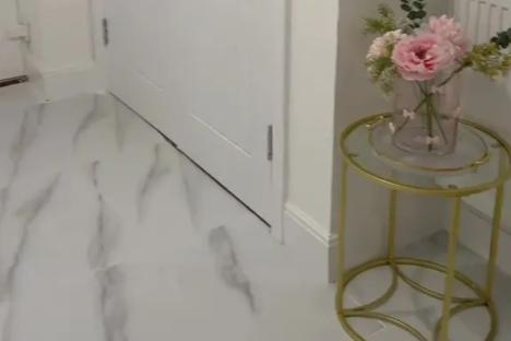I transformed my council house hallway for under £60 – the old laminate has vanished but critics say it ‘looks cheap’