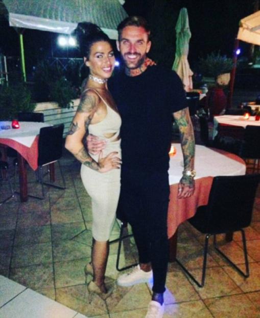 Aaron Chalmers and Jenny Thompson posing together.