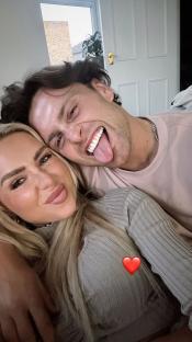 Selfie of Gabby Allen and Casey O'Gorman.