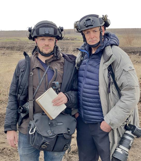 Jerome Starkey and Peter Jordan in Ukraine.