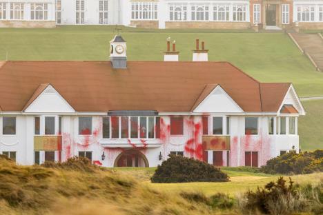 Donald Trump brands alleged Turnberry golf resort vandals ‘terrorists’