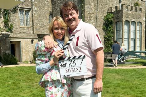 Rivals series two starts filming as cast share behind the scenes snap of Danny Dyer’s return after BAFTA win