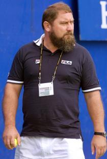 Damir Dokic at the Australian Open, 2000.