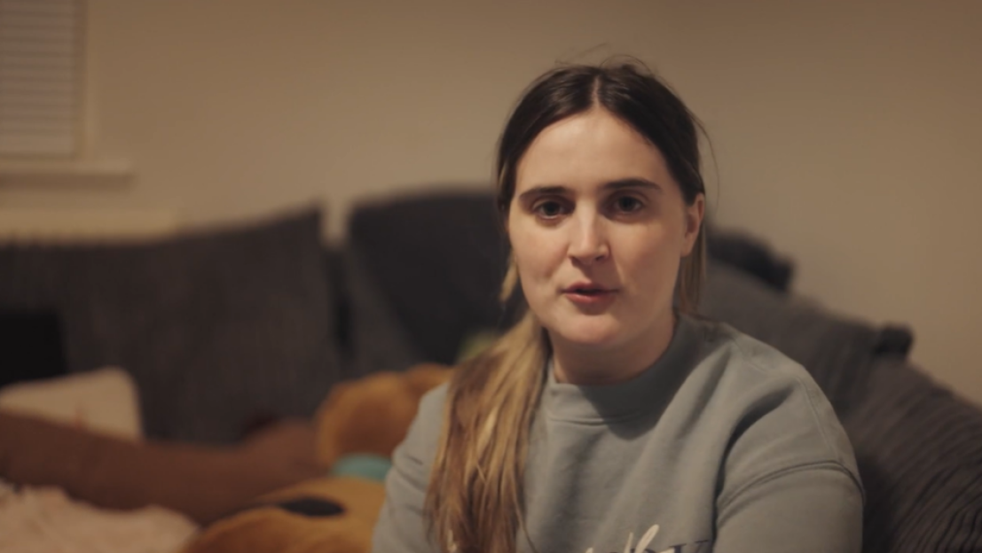 Katie Radford speaking from home.