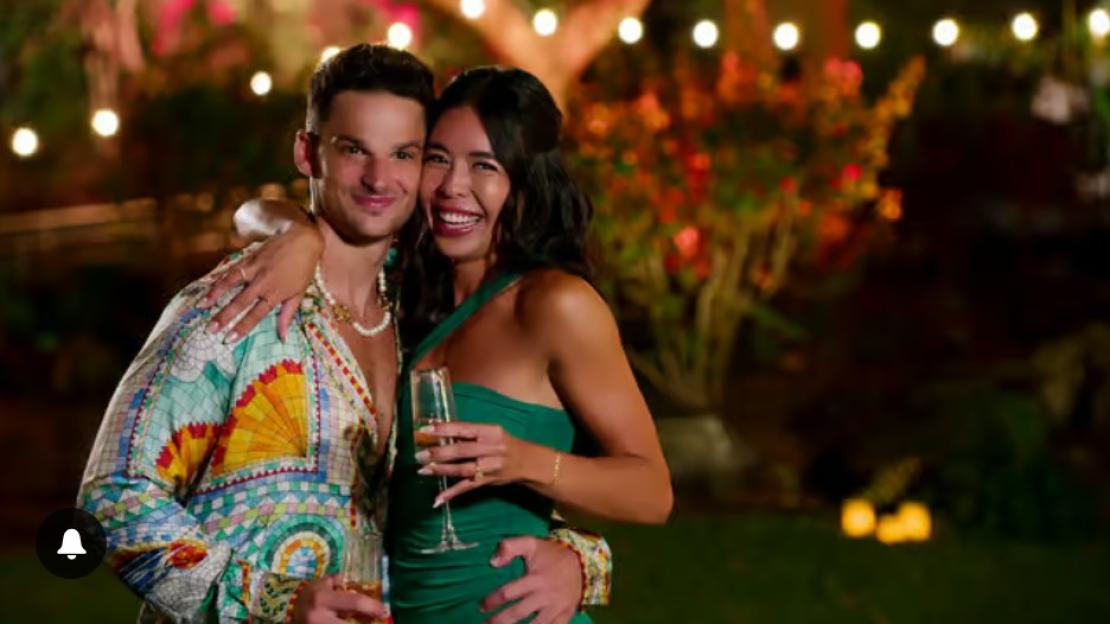 Alexa Santamaria and Lino Troisi on Temptation Island.