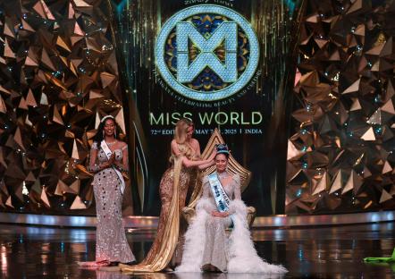 Miss World 2025 coronation ceremony.