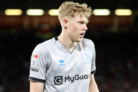 Josh Coburn of Millwall during a Championship match.