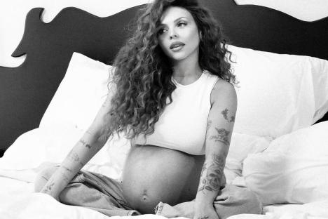 Pregnant Jesy Nelson’s due date revealed as star spends TWO months in hospital after being told twins could die