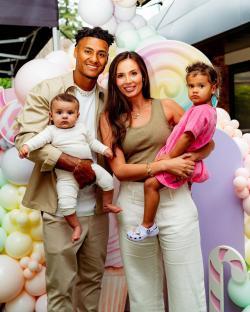 Ollie Watkins and his family.
