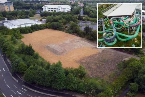 Water park once biggest in UK with 9 ‘thrill-factor’ rides is completely demolished after rotting away for 6 years