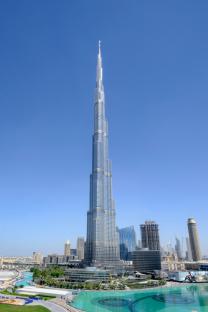 E8R3PH Burj Khalifa tower in Downtown Dubai United Arab Emirates
