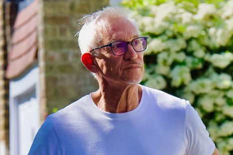 Stoney-faced Gary Lineker breaks cover to walk dog amid BBC exit and cop probe into ‘rat’ online post